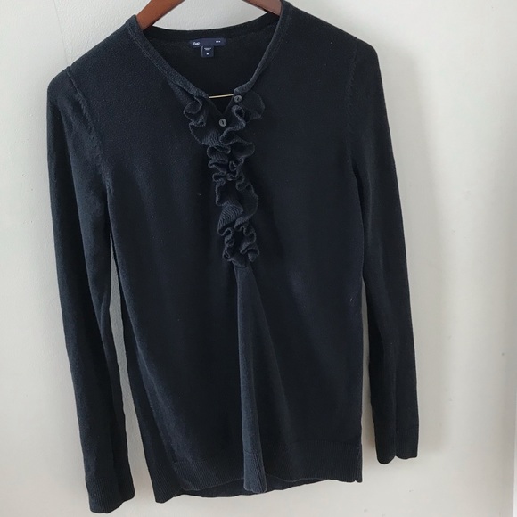 [Gap] Ruffle Front Sweater - Picture 3 of 4
